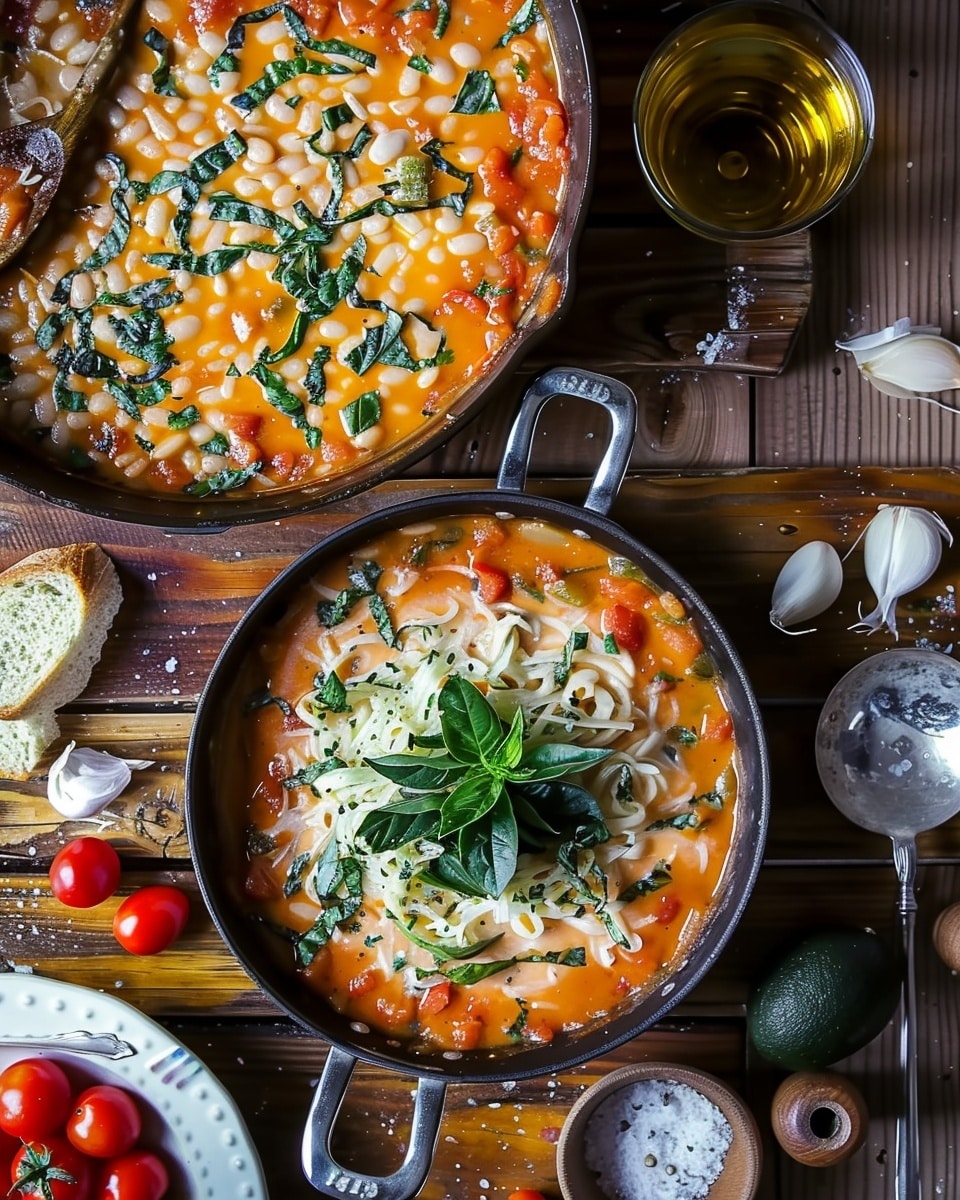 Creamy Tomato White Bean Stew