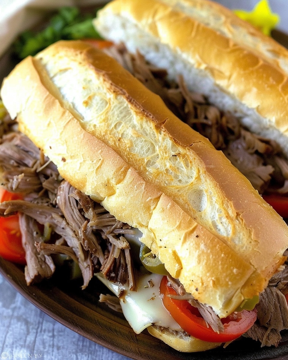 Crock-Pot Italian Beef Sandwich