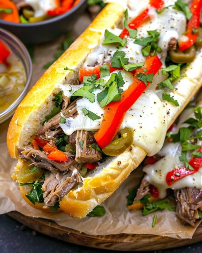 Crock-Pot Italian Beef Sandwich