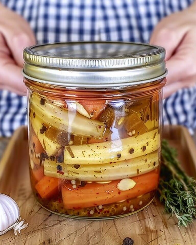 Easy Hot Honey Pickled Carrots