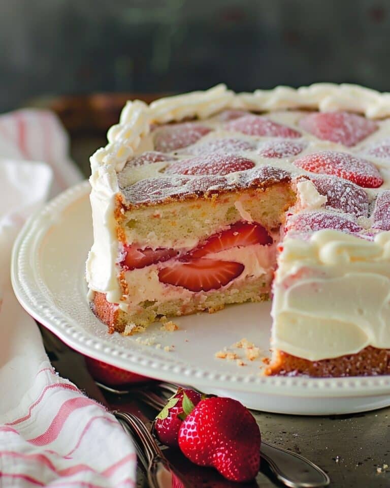 Fresh Strawberry Cake