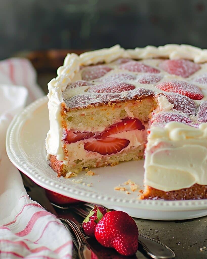 Fresh Strawberry Cake