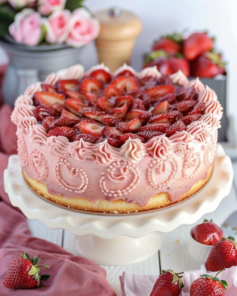 Fresh Strawberry Cake