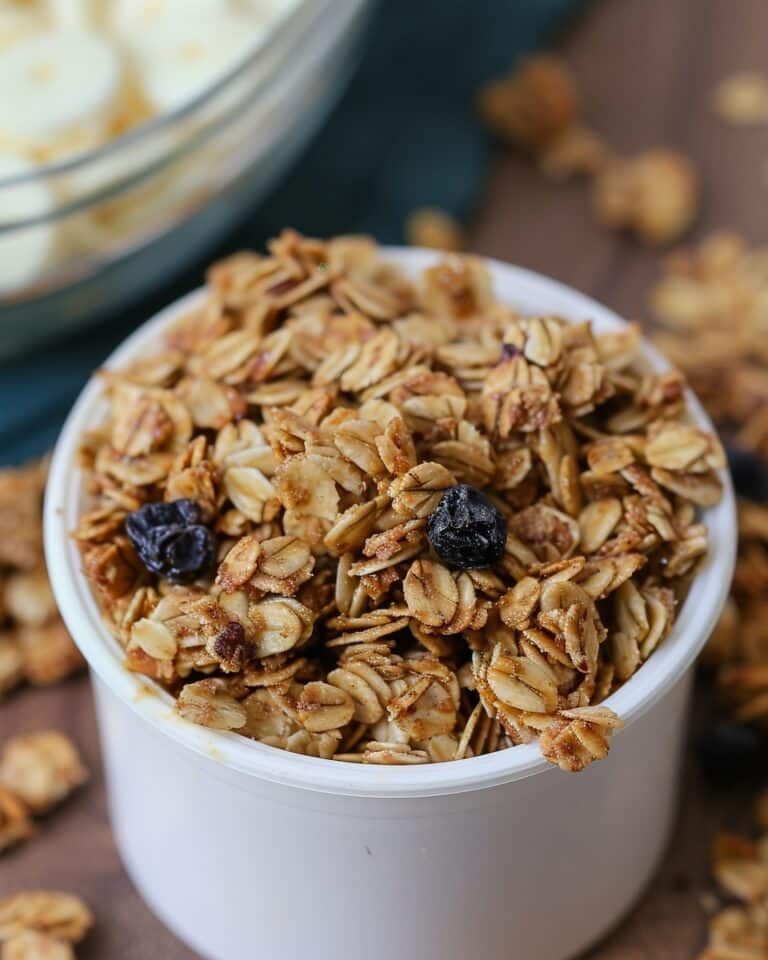Homemade Sourdough Granola (Simple One Bowl Recipe!)