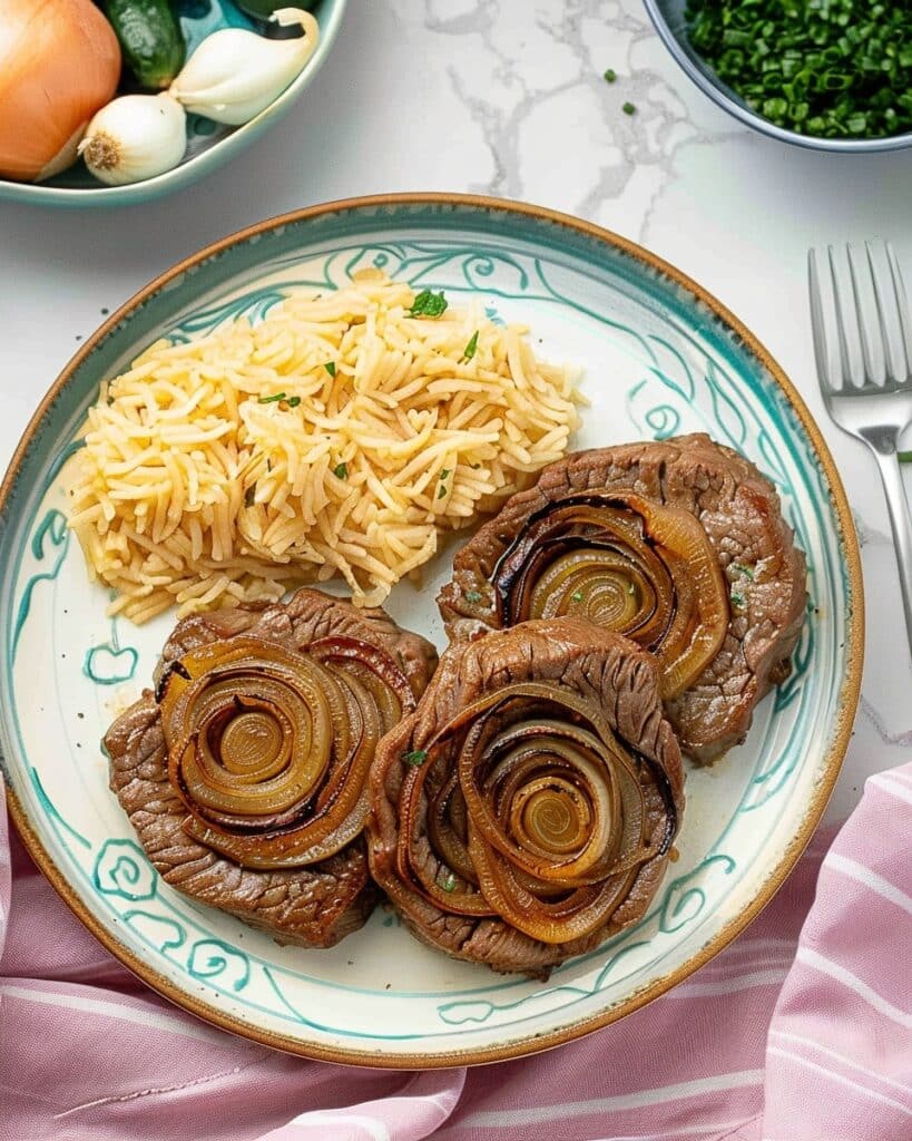 Japanese Soy Garlic Onion ‘Steaks’