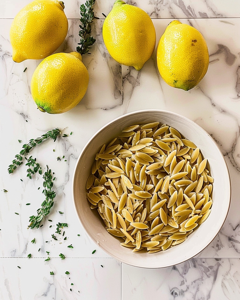 Lemon Orzo