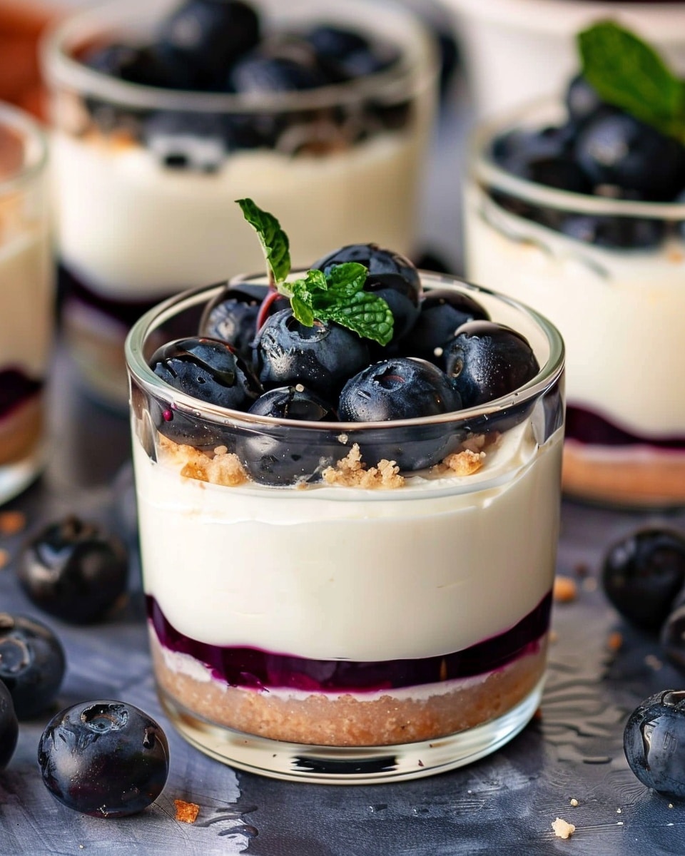 No-Bake Cottage Cheese Cheesecake Cups