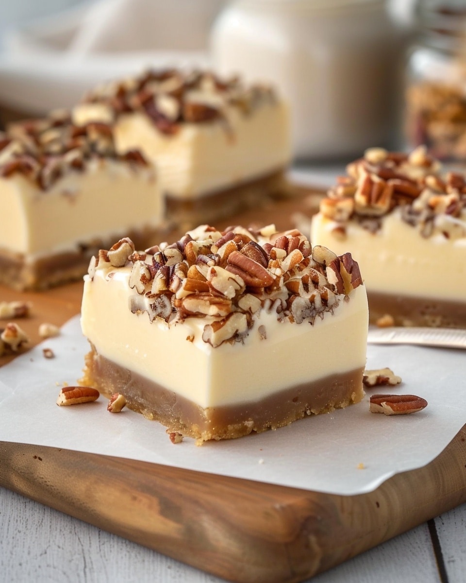 Pecan Cheesecake Bars