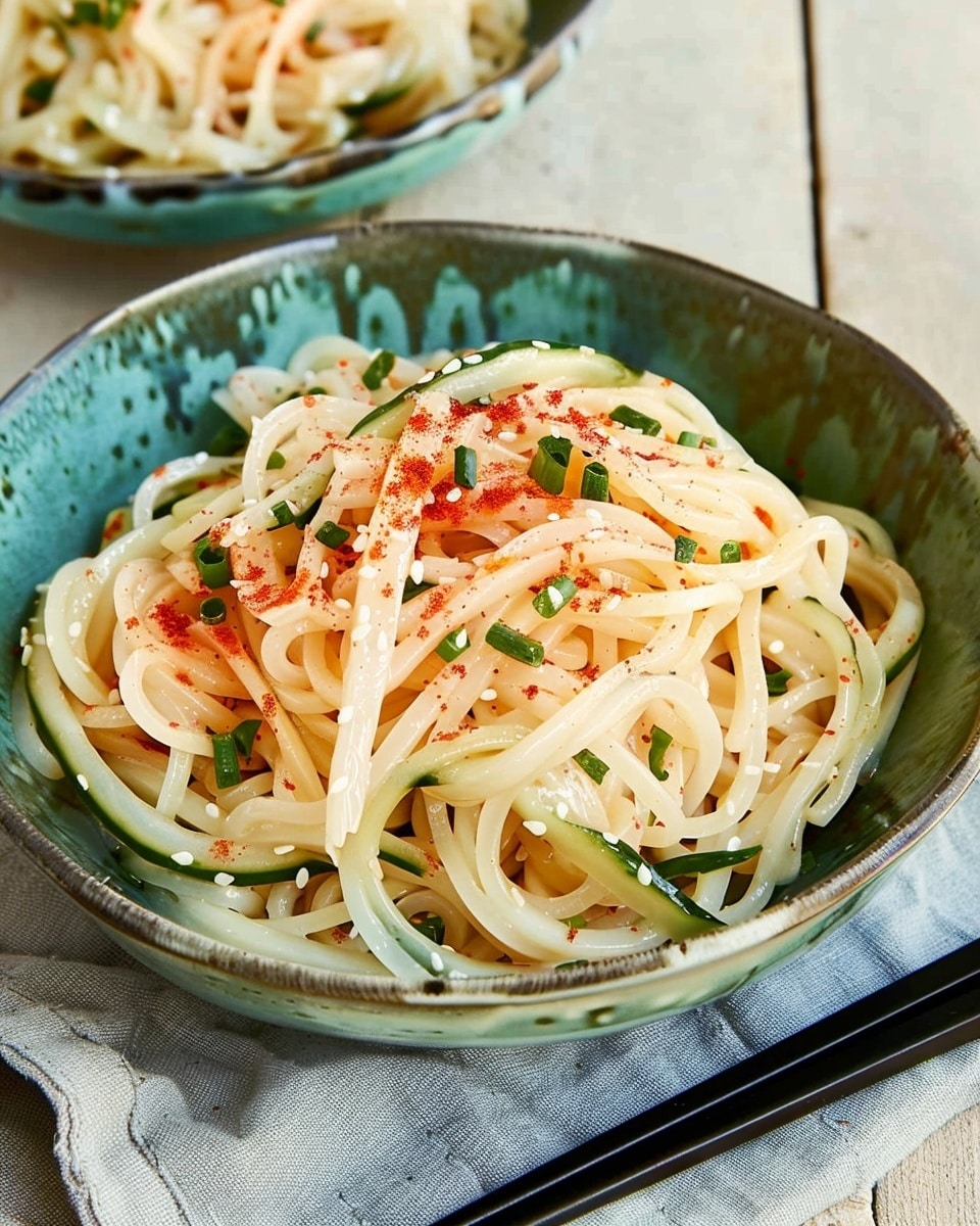 Sichuan Smacked Cucumber Noodles