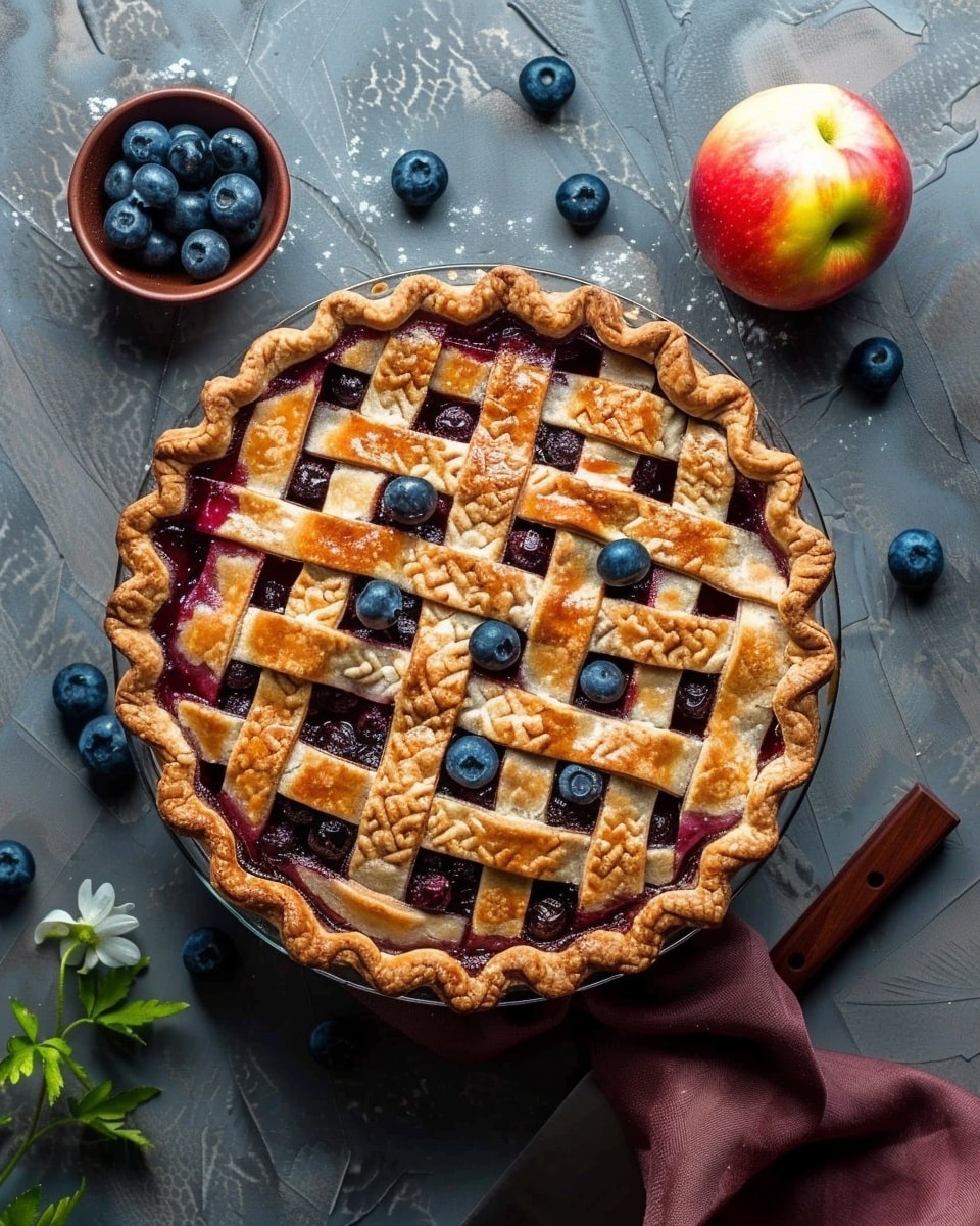 Simply the Best Blueberry Pie