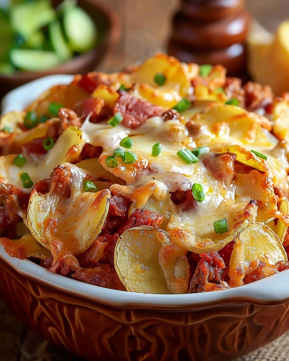 Slow Cooker Cowboy Potato Casserole