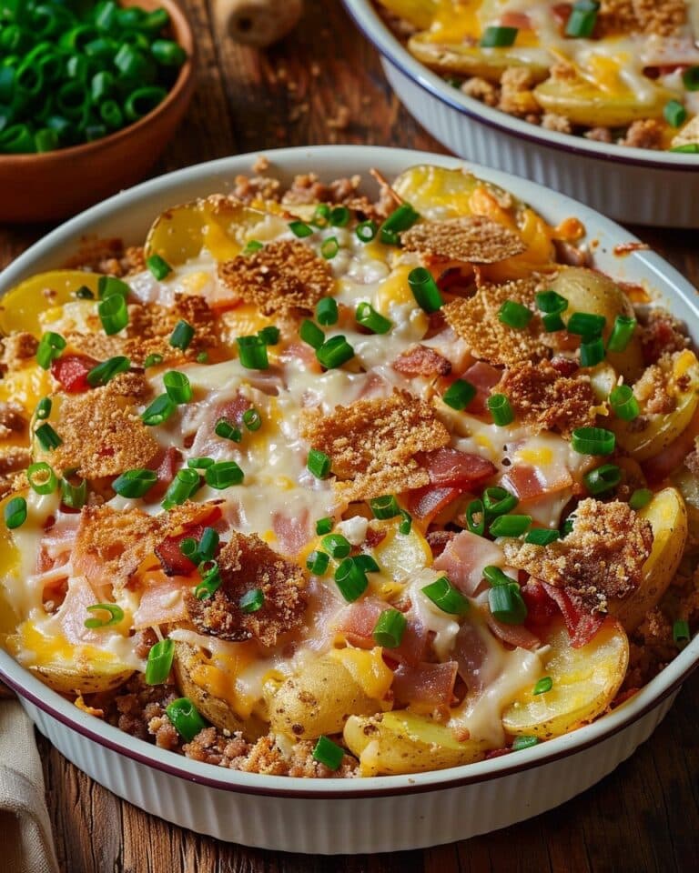 Slow Cooker Cowboy Potato Casserole