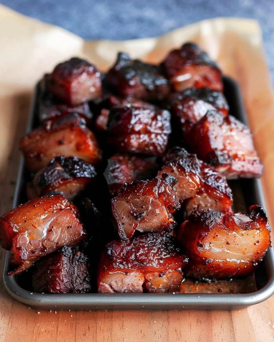 Smoked Beef Belly Burnt Ends