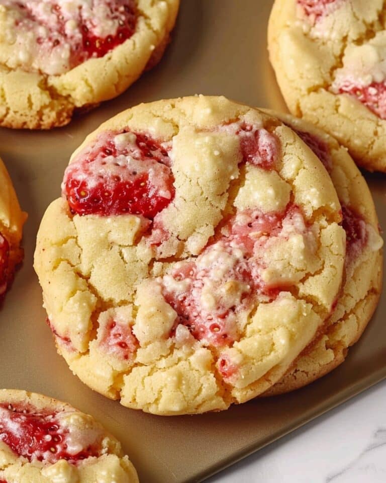 Ho to make Strawberry Cheesecake Cookies