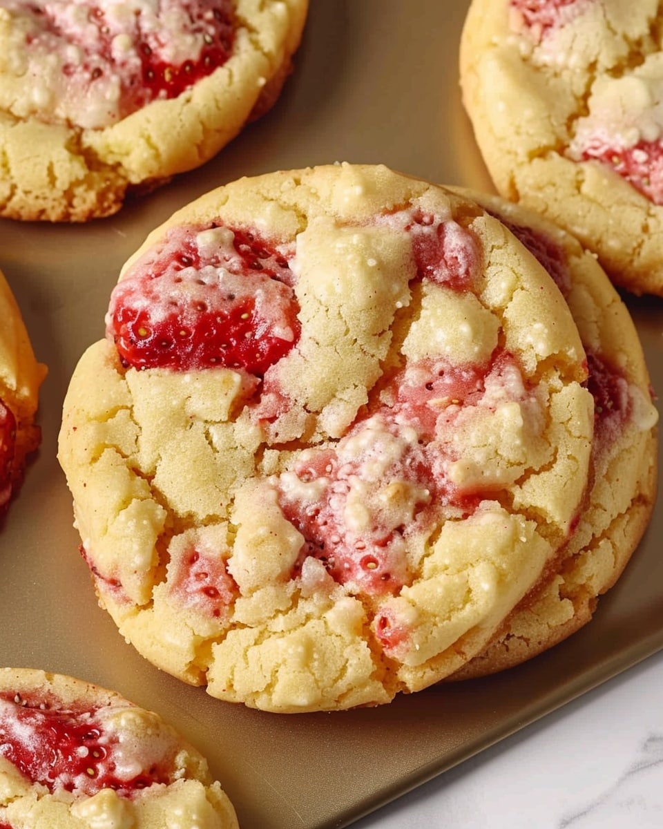 Ho to make Strawberry Cheesecake Cookies