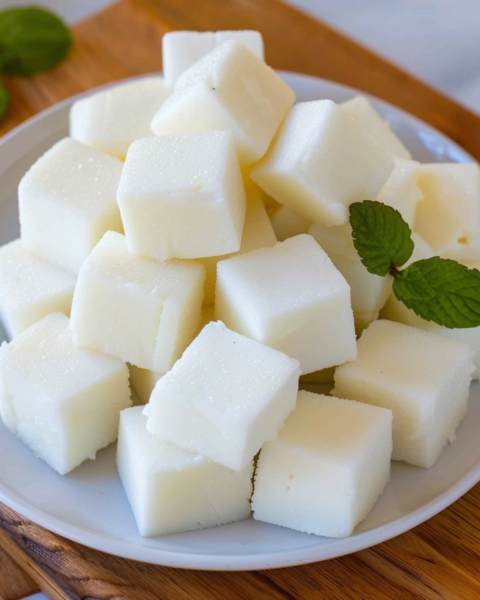 Sugar-Free Coconut Cream Cubes