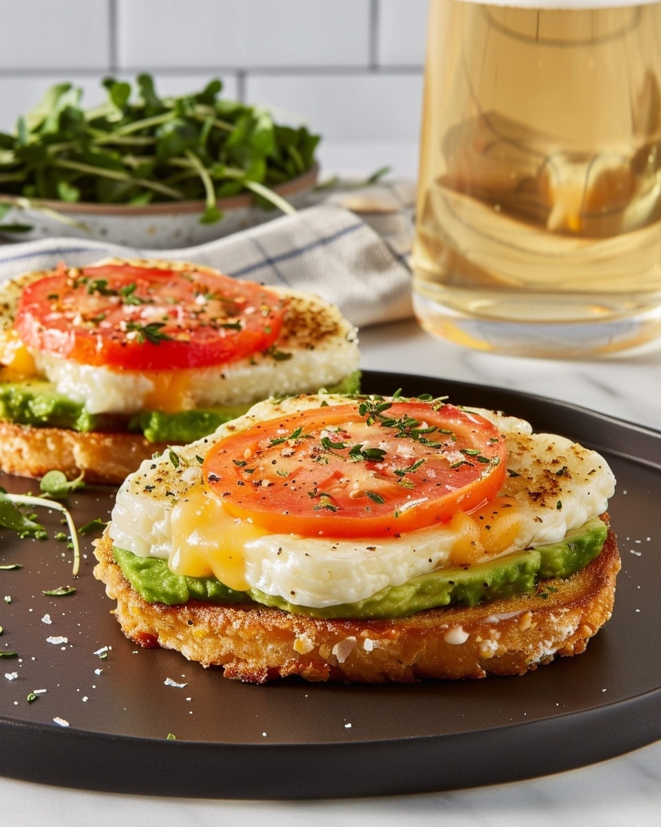 Tomato and Avocado Grilled Cheese Sandwich