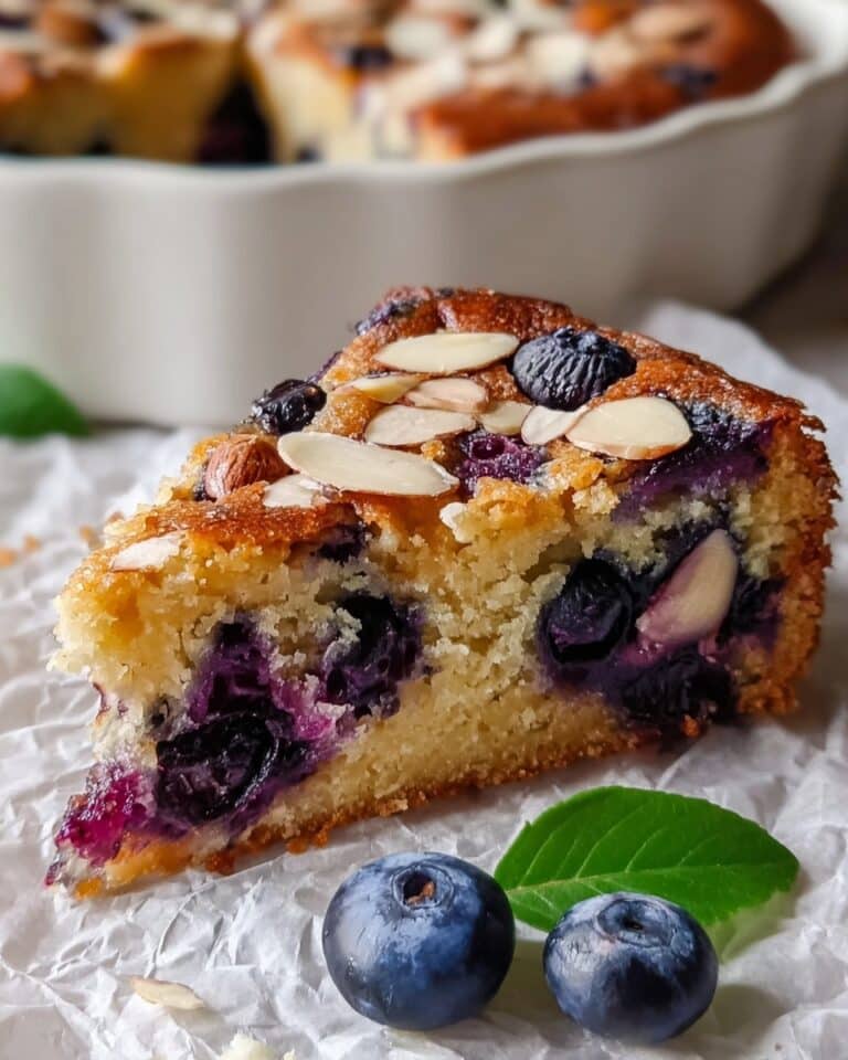 Blueberry Almond Cottage Cheese Breakfast Bake Recipe