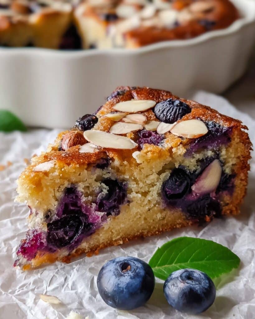 Blueberry Almond Cottage Cheese Breakfast Bake Recipe