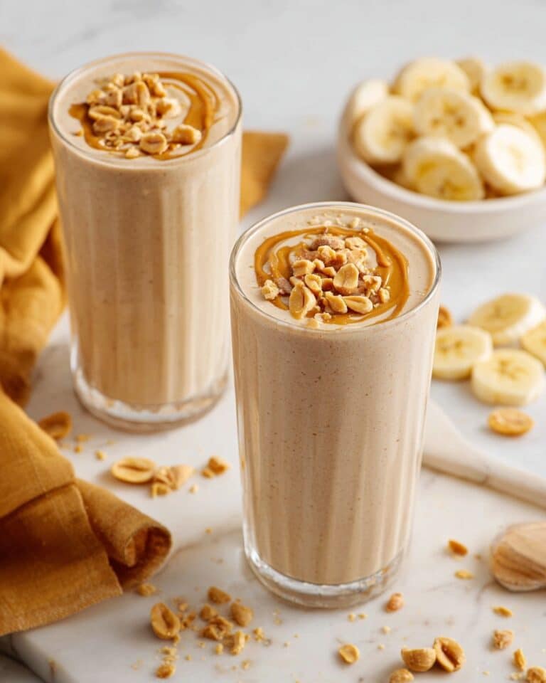 Creamy Peanut Butter Banana Smoothie Recipe
