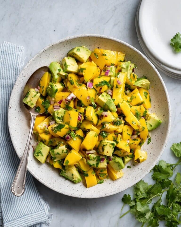 Mango Salad with Avocado and Cilantro Recipe