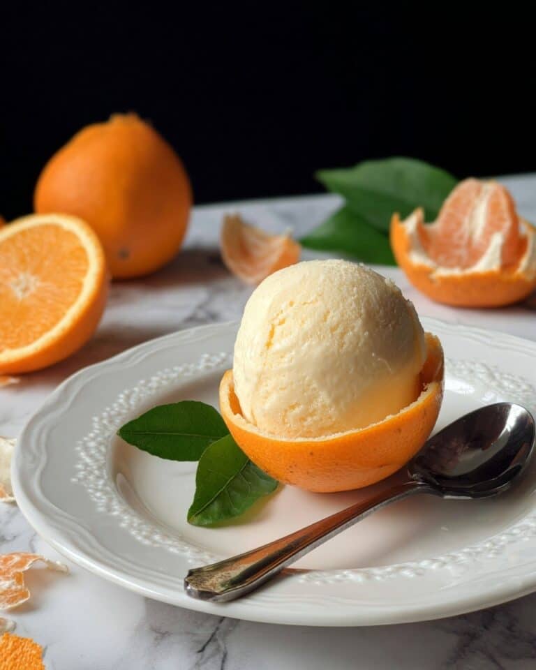 Tangerine Ice Cream (Quick and Easy Blender Recipe) Recipe