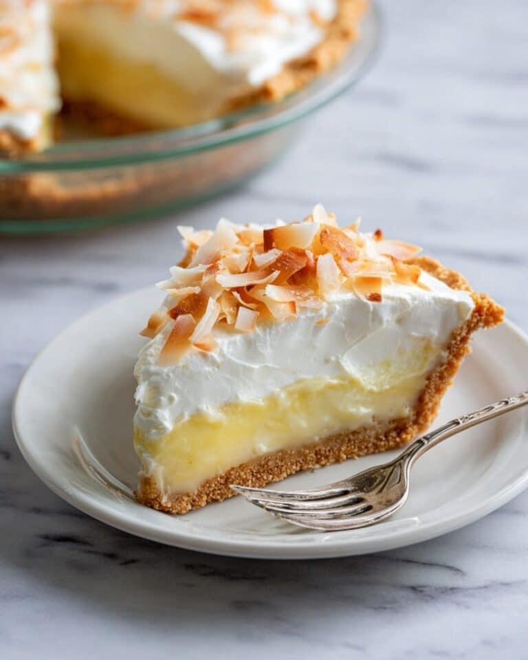 Coconut Cream Pie with Toasted Coconut Chips Recipe