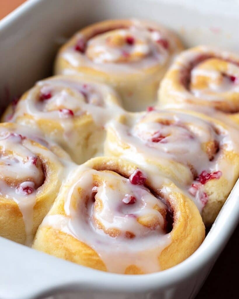 Strawberry Sweet Cream Rolls Recipe
