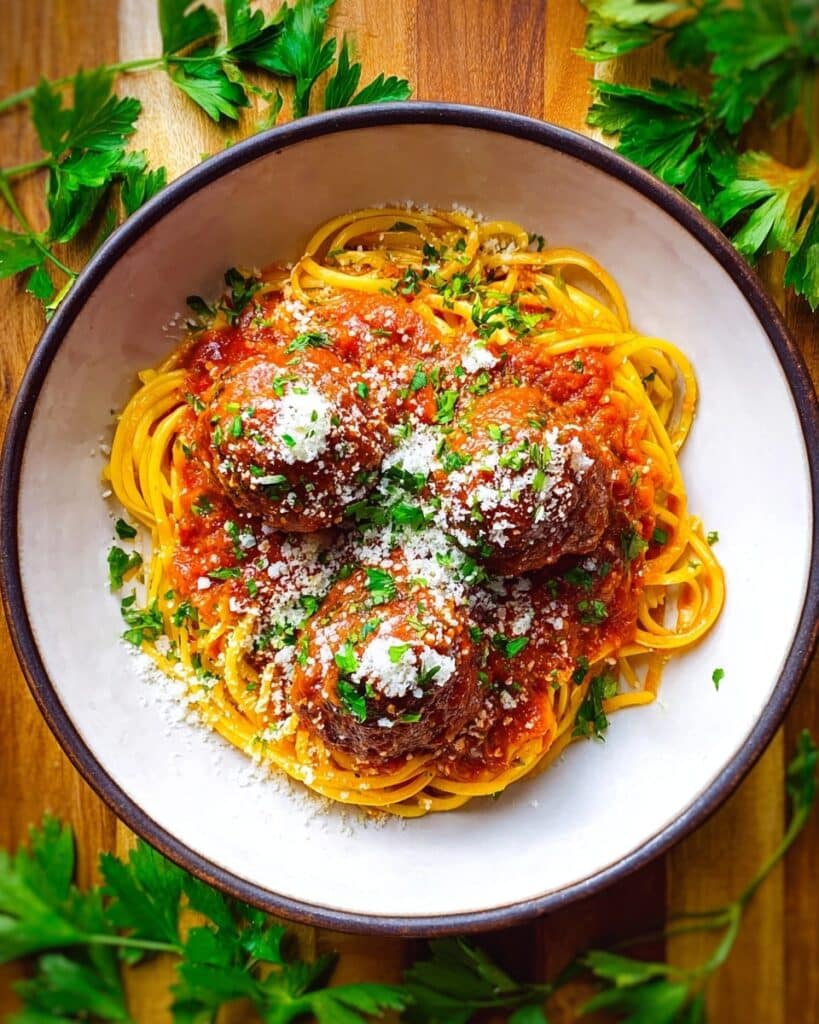 Chicken Parmesan Meatballs in Marinara Sauce Recipe