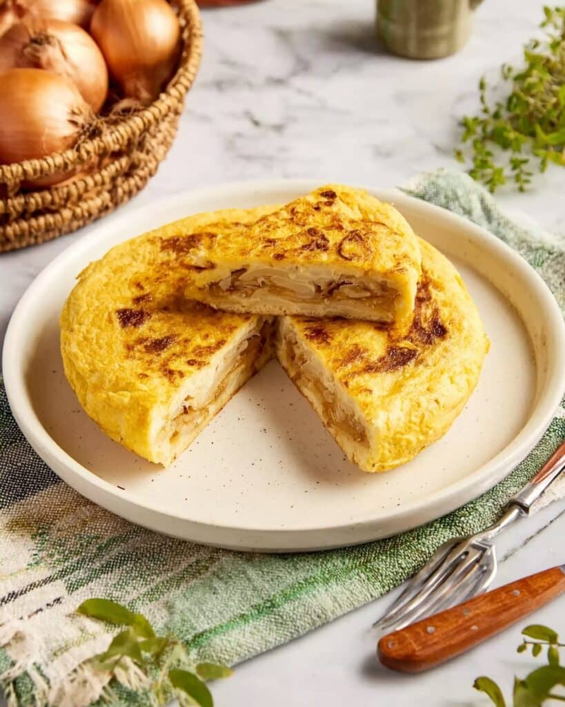 Tortilla de Cebolla Caramelizada Recipe