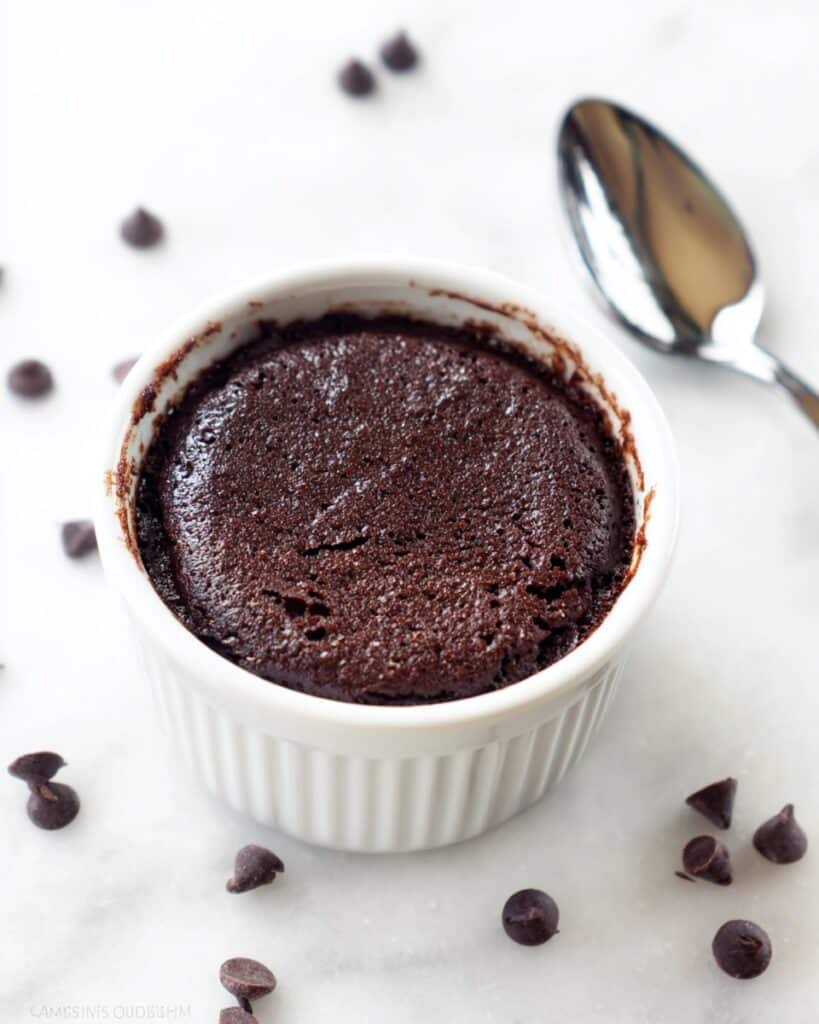 Single Serving Clean Chocolate Mug Cake Recipe