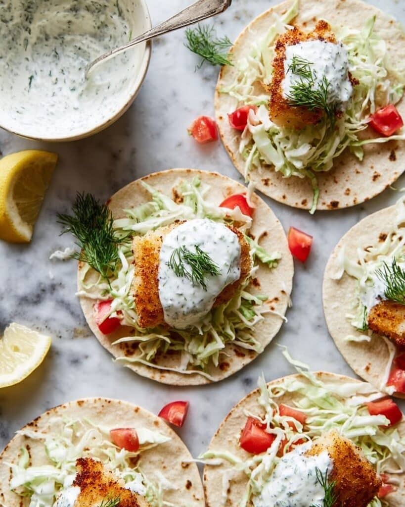 Tzatziki Fish Tacos Recipe