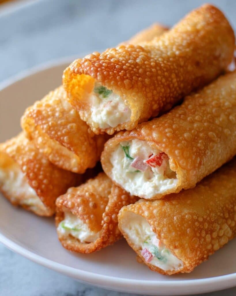 Crab Rangoon Egg Rolls Recipe