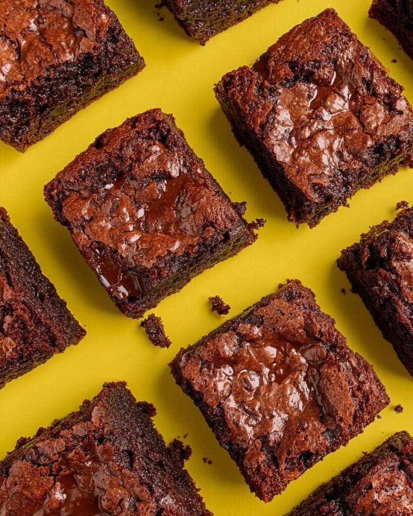 90-Calorie Protein Brownies with Crackly Tops Recipe