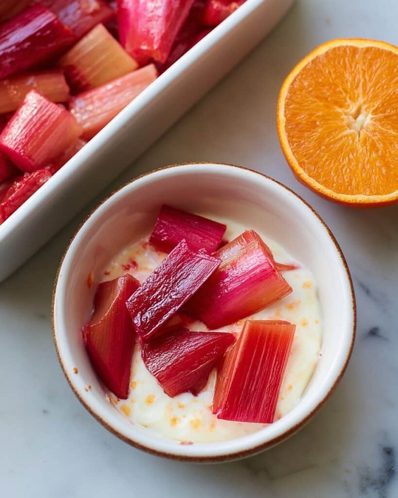 Roasted Rhubarb with Orange Zest and Syrup Recipe