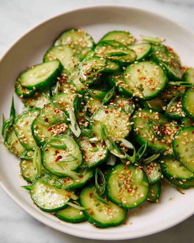 Spicy Korean Cucumber Salad Recipe