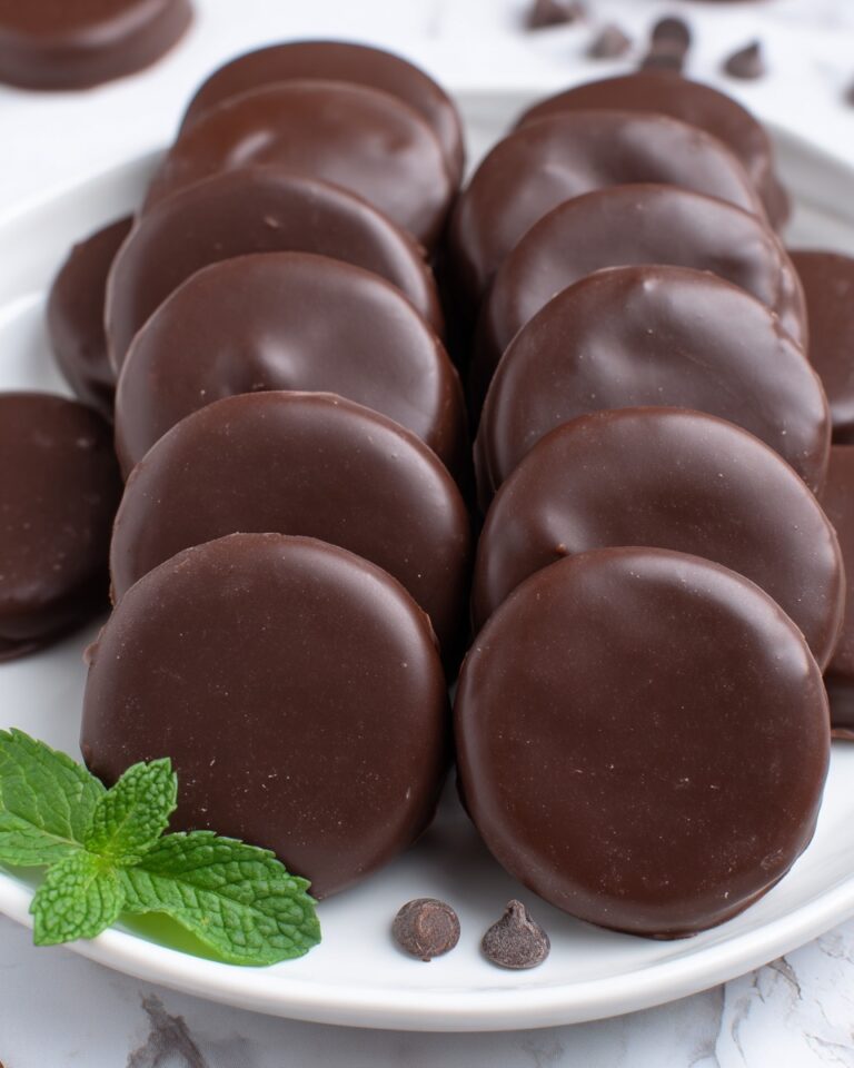 Homemade Thin Mints Girl Scout Cookies Recipe