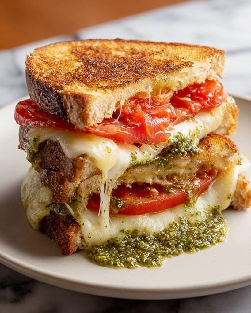 Pesto Grilled Cheese Recipe