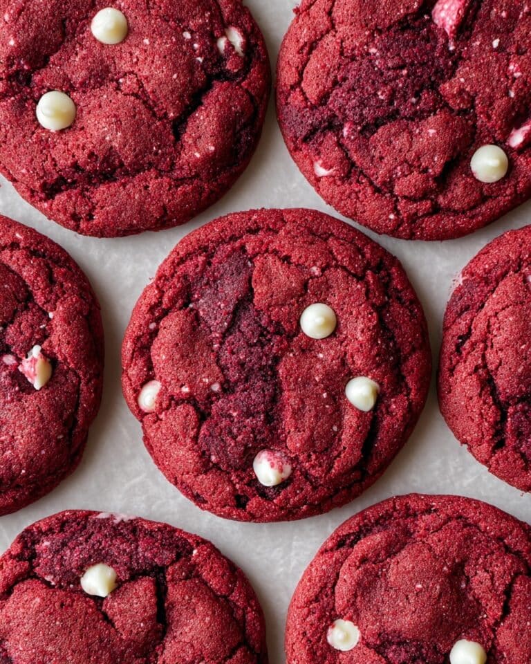 Red Velvet Cake Mix Cookies with White Chocolate Chips Recipe