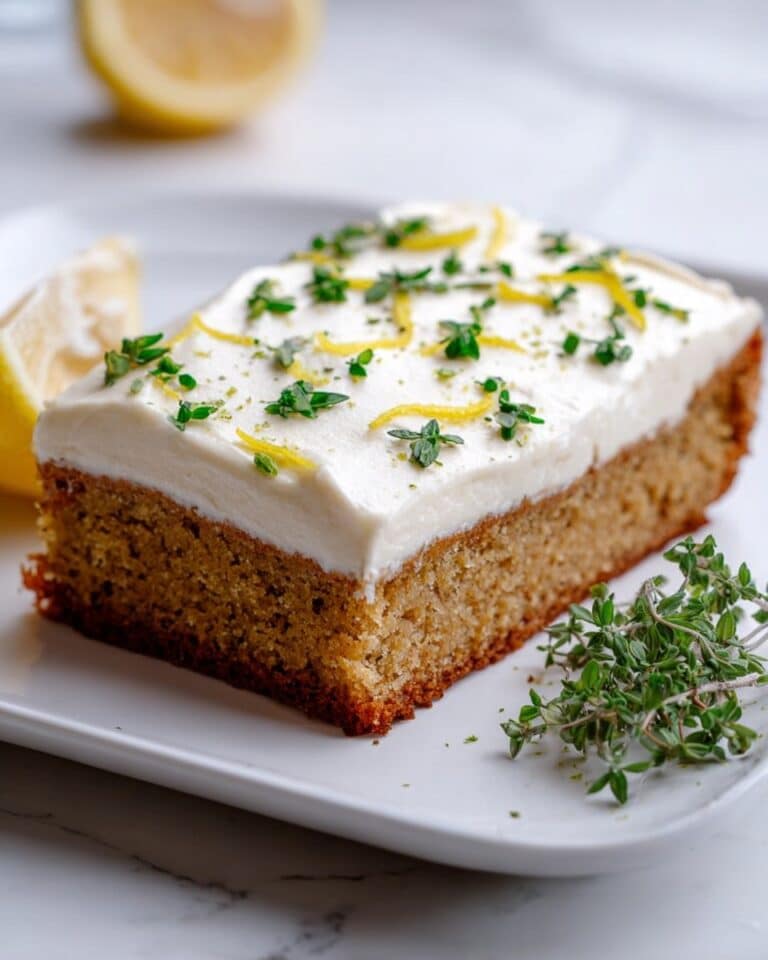 Lemon Zucchini Cake with Lemon Cream Frosting Recipe