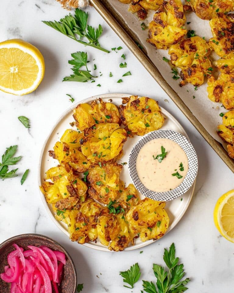 Shaken Roast Potatoes with Lemon and Herbs Recipe