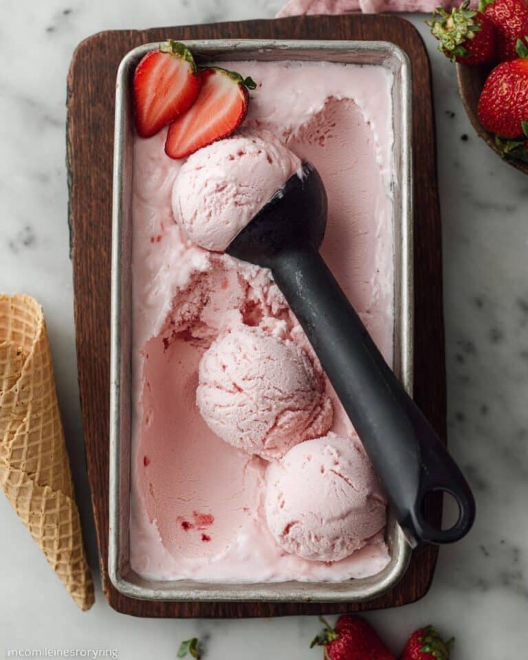No-Churn Strawberry Ice Cream Recipe