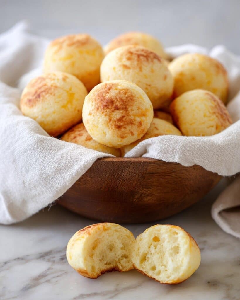Brazilian Cheese Rolls | Pão de Queijo Recipe