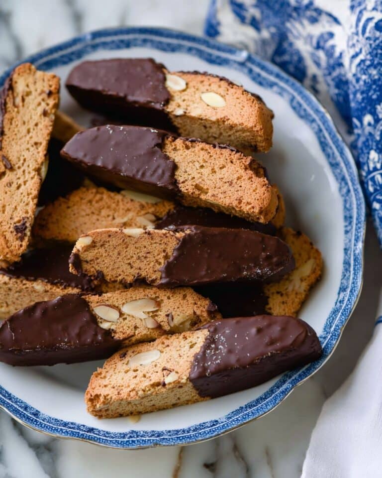 Sourdough Biscotti with Almonds and Chocolate Recipe