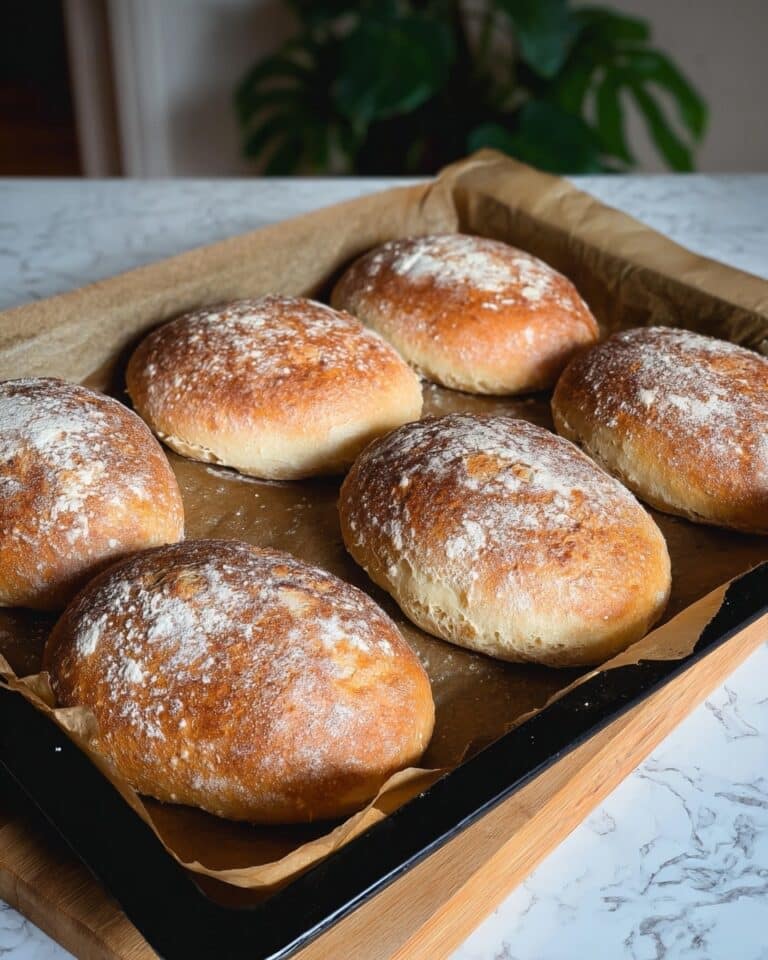 No Knead Bread Rolls Recipe