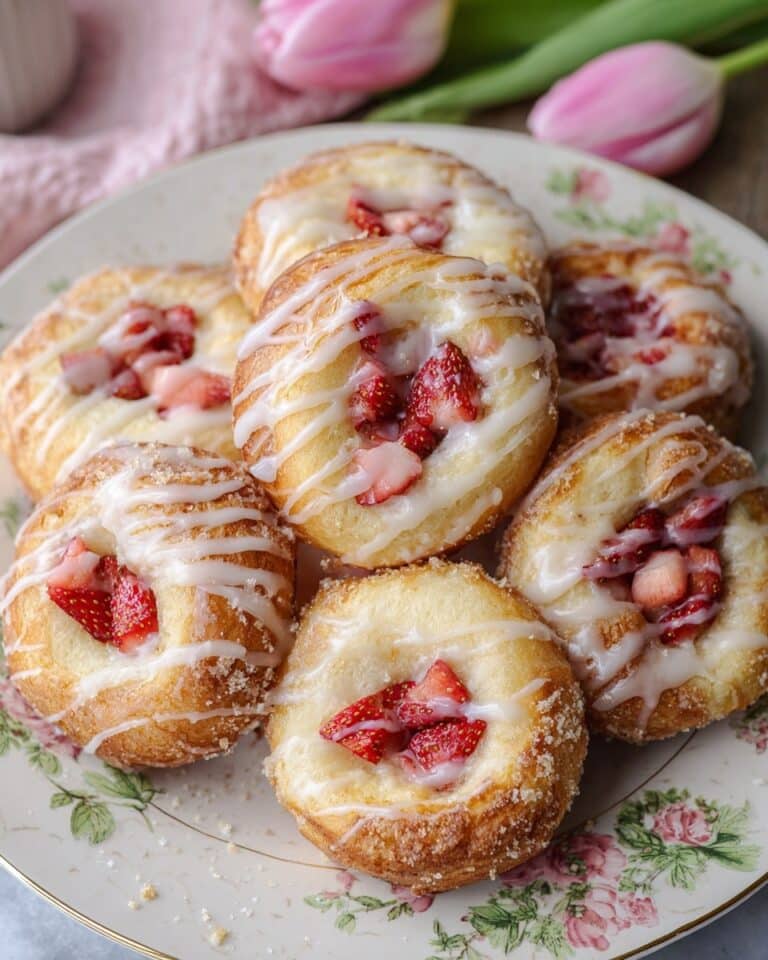 Sourdough Strawberry Cream Cheese Buns Recipe