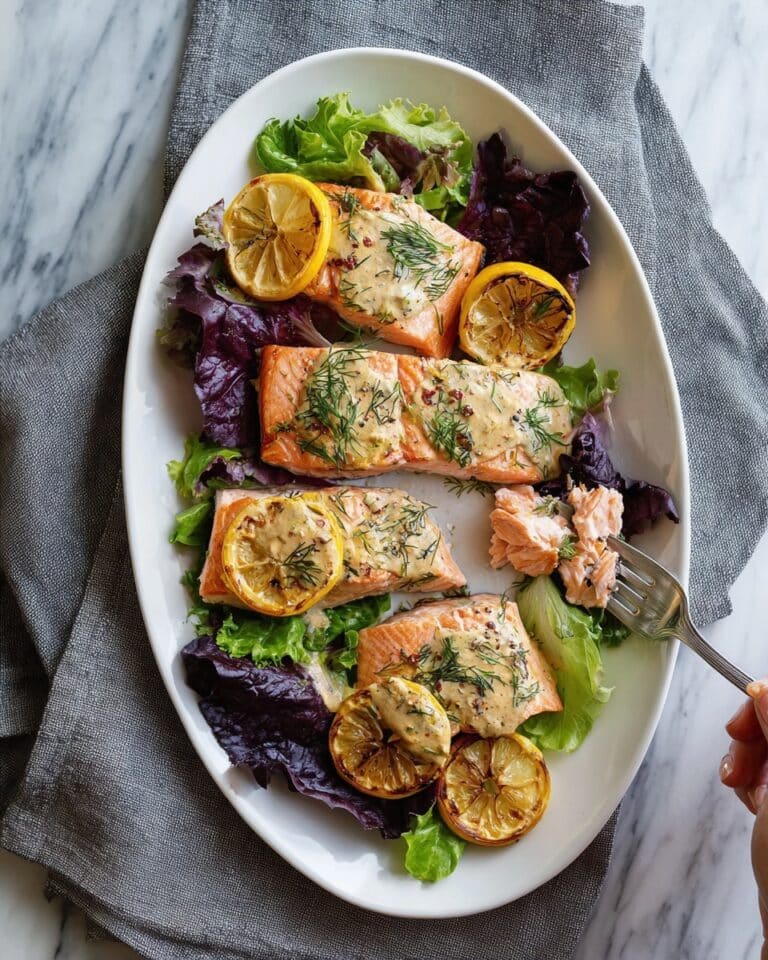 Baked Salmon with Dill Sauce Recipe
