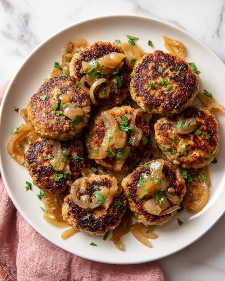 Hamburger Steak with Onions and Gravy Recipe