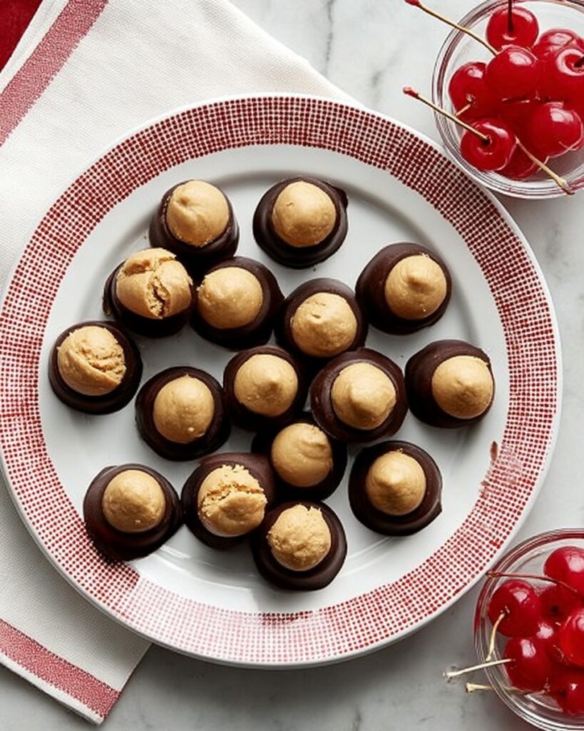 Buckeyes Peanut Butter Chocolate Balls Recipe