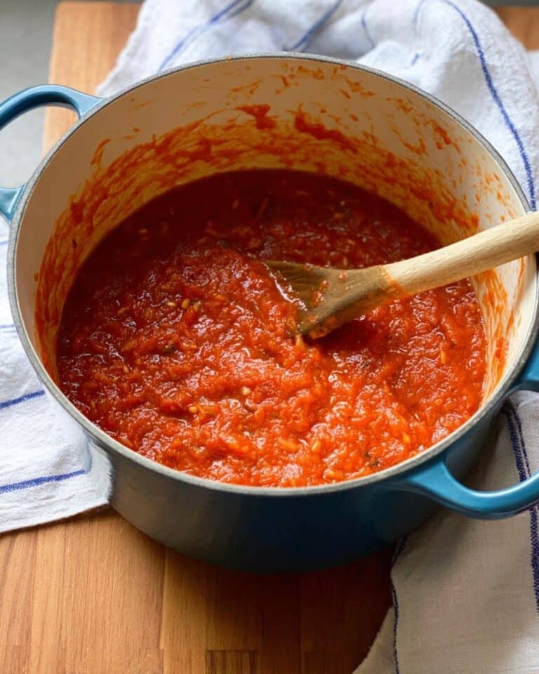 Homemade Tomato Sauce Recipe